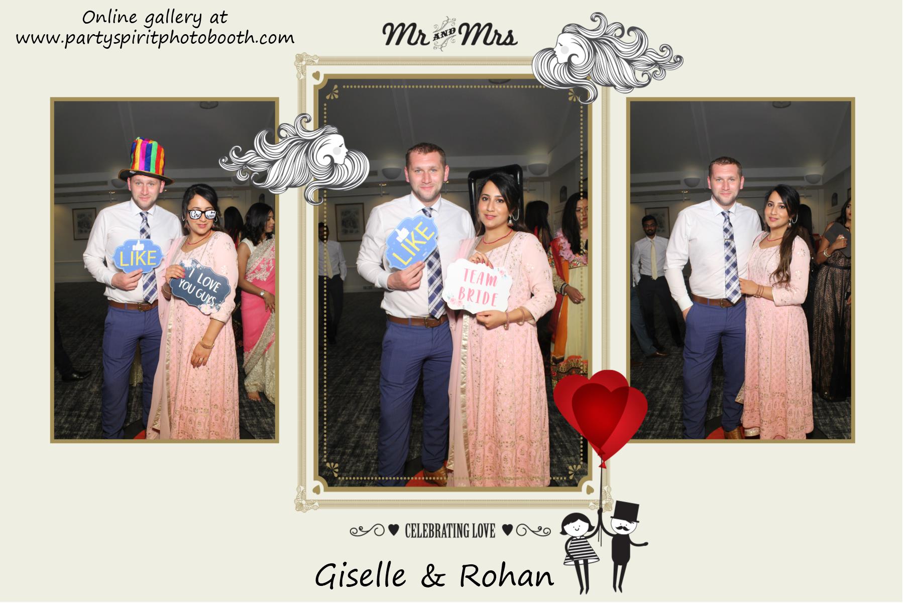 Giselle and Rohan's Wedding | View more photos from the event at gallery.partyspiritphotobooth.com/u/PartySpiritPhotoBooth/Giselle-and-Rohans-Wedding